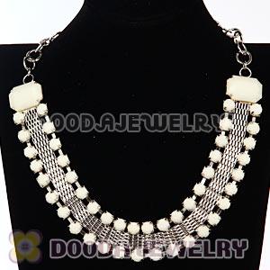 Chunky Chain Resin Rhinestone Choker Collar Necklaces Wholesale