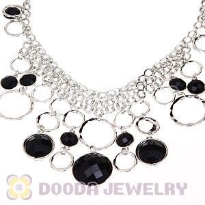 Fashion Multilayer Resin Rhinestone Choker Bib Necklaces Wholesale