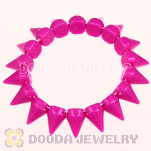 Fashion Hot Cool Rock Punk Spike Rivets Elastic Stretch Bracelet
