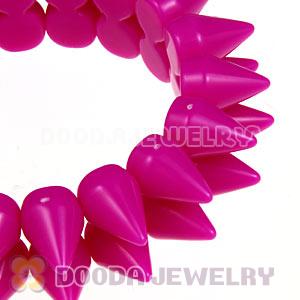 Fashion 2 Rows Rock Punk Spike Rivets Elastic Stretch Bangle Bracelet