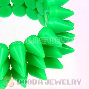 Fashion 3 Rows Rock Punk Spike Rivets Elastic Stretch Bangle Bracelet