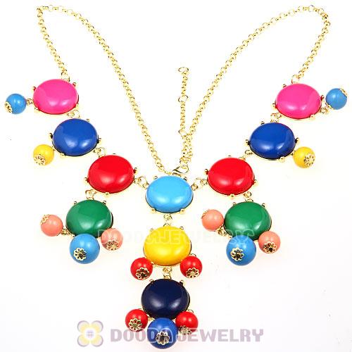 2012 New Fashion Colorful Bubble Bib Statement Necklaces Wholesale
