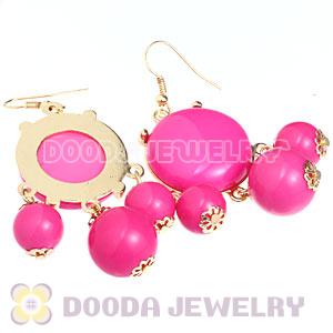 Fashion Gold Plated Roseo Drop Bubble Earrings Wholesale