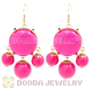 Fashion Gold Plated Roseo Drop Bubble Earrings Wholesale