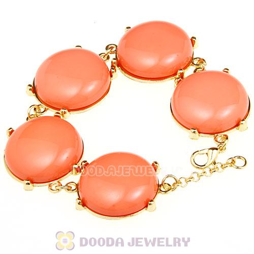 2012 Fashion Resin Bead Orange Bubble Bracelets Wholesale