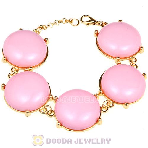 Cheap Resin Bead Pink Bubble Bracelets Wholesale