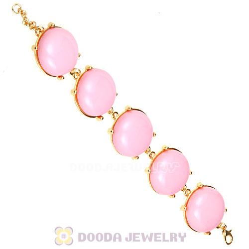 Cheap Resin Bead Pink Bubble Bracelets Wholesale