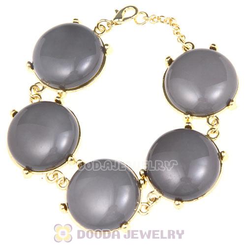 Cheap Resin Bead Grey Bubble Bracelets Wholesale