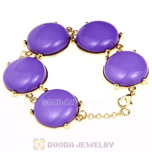 2012 Fashion Resin Bead Lavender Bubble Bracelets Wholesale