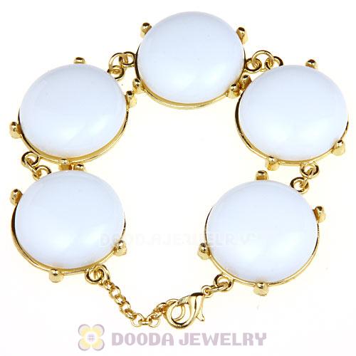 Cheap Resin Bead White Bubble Bracelets Wholesale