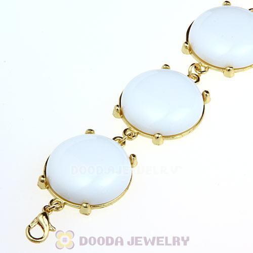 Cheap Resin Bead White Bubble Bracelets Wholesale