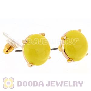 2012 Fashion Gold Plated Yellow Bubble Stud Earrings Wholesale