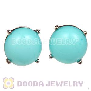 2012 Fashion Silver Plated Turquoise Bubble Stud Earrings Wholesale