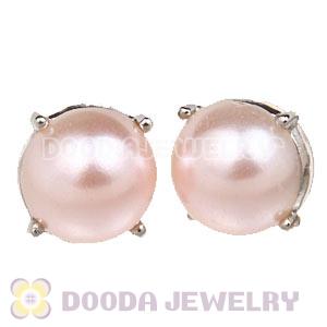 2012 Fashion Silver Plated Bubble Stud Earrings Pearl Wholesale