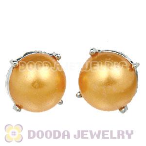 2012 Fashion Silver Plated Bubble Stud Earrings Pearl Wholesale