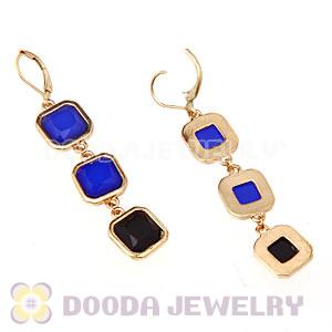 Fashion Gold Plated Resin Drop Bubble Earrings Wholesale