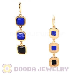 Fashion Gold Plated Resin Drop Bubble Earrings Wholesale