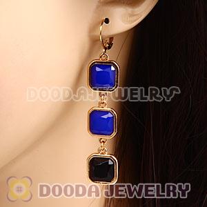 Fashion Gold Plated Resin Drop Bubble Earrings Wholesale