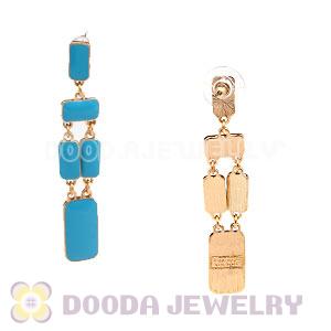 Fashion Blue Park Guell Statement Drop Earrings Wholesale