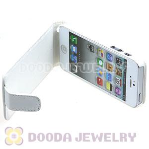 Magnetic Flip Leather Cover Vertical Pouch iPhone 5 Cases Wholesale