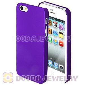 Ultra Slim Purple Frosted Hard Cover Cases For iPhone5 Gen 5th 5G