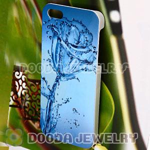 Top Class Water Flower Pattern Hard Cases For iPhone5 Gen 5th 5G