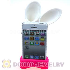 Silicone Bunny Ear Speaker Amplifier Horn Stand For iPhone Wholesale