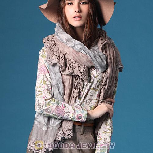 Laconic Mori Girl Style Pashmina Scarves Lace Shawls Scarf Wholesale