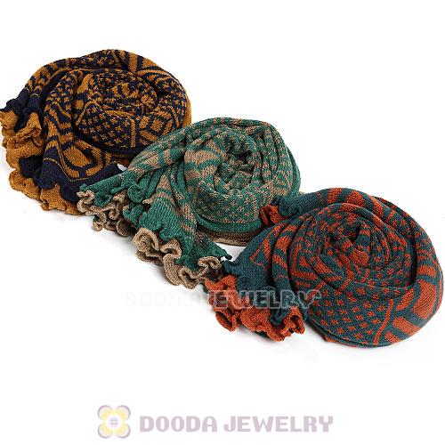 Cheap Mori Girl Knitting Wool Pashmina Scarf Infinity Scarves Wholesale