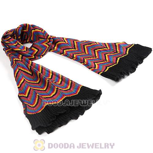 Mori Girl Bohemia Knitting Style Falbala Infinity Pashmina Scarves Wholesale