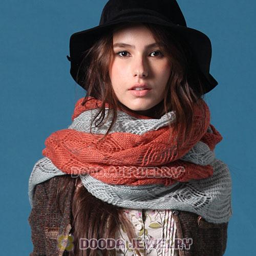 Cheap Mori Girl Knitting Style Pashmina Scarf Infinity Scarves Wholesale