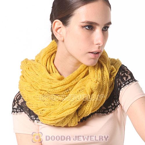 Cheap Rural Pastoral Knitting Infinity Pashmina Shawl Scarf Wrap Stole