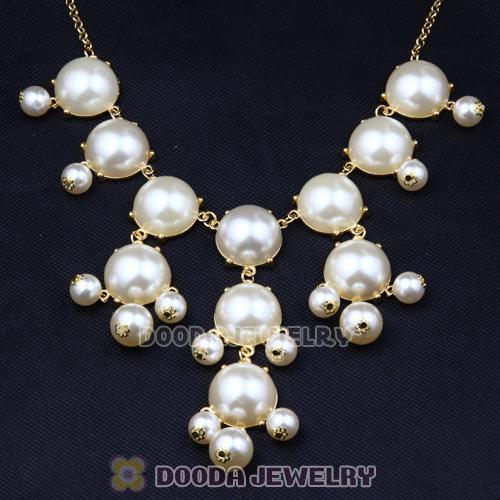 2012 New Fashion Pearl Bubble Bib Statement Necklaces Wholesale