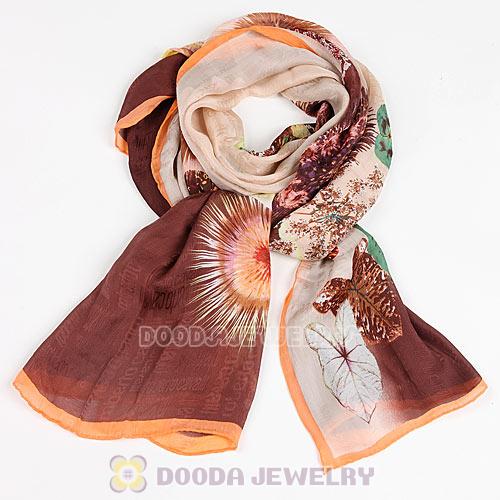 Fashion Office Lady Real Silk Scarves Infinity Pashmina Shawls Wrap Wholesale