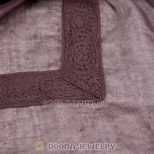 Urban Retro Square Scarf Infinity Tassel Pashmina Shawl Scarves