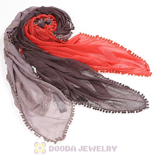 Urban Retro Square Scarf Infinity Tassel Pashmina Shawl Scarves