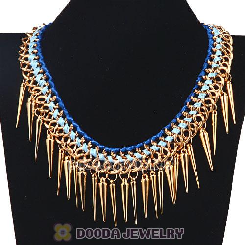 Gothic Punk Rock Jewelry Rivet Spike Choker Collar Necklace