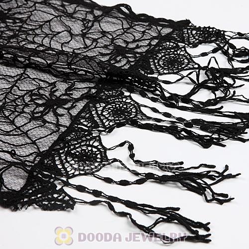 Office Lady Fashion Scarves Openwork Lace Pashmina Scarf Shawls Wholesale
