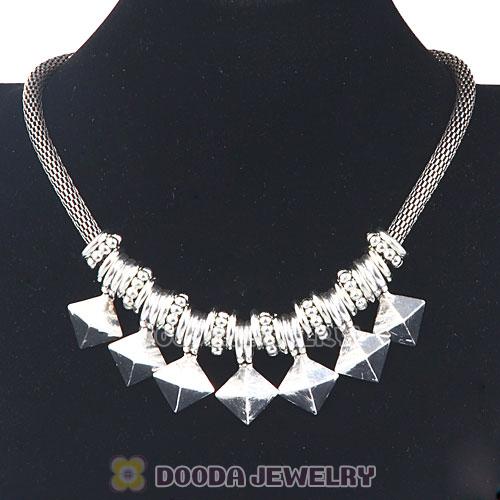 Punk Gothic Vintage Silver Snake Chain Pendant Necklaces Wholesale