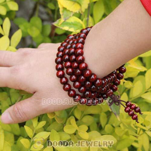 108 Pieces Wood Beads Buddhist Prayer Bracelets Wrist Mala Wholesale