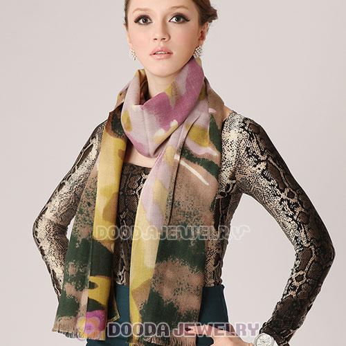 Cashmere Wool Designer Scarf Wrap Silk Pashmina Shawls For Women