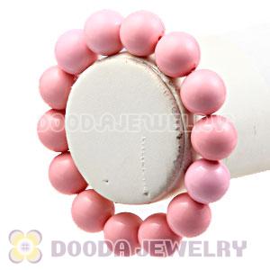 Cheap Bubble Bracelets Wholesale With Pink Bead 