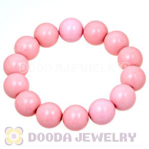 Fashion Pink Bead Bubble Bracelets Wholesale