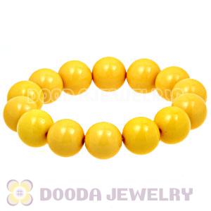 Cheap Bubble Bracelets Wholesale With Yellow Bead 