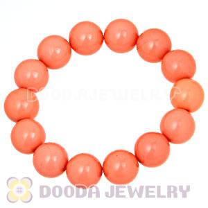 Cheap Bubble Bracelets Wholesale With Orange Bead 