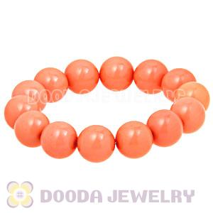 Cheap Bubble Bracelets Wholesale With Orange Bead 