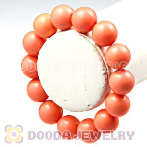 Cheap Bubble Bracelets Wholesale With Orange Bead 