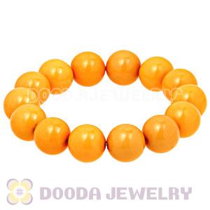 Cheap Bubble Bracelets Wholesale With Yolk Yellow Bead 