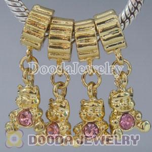 Wholesale European style silver plated beads and charms