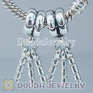 Wholesale European style silver plated beads and charms